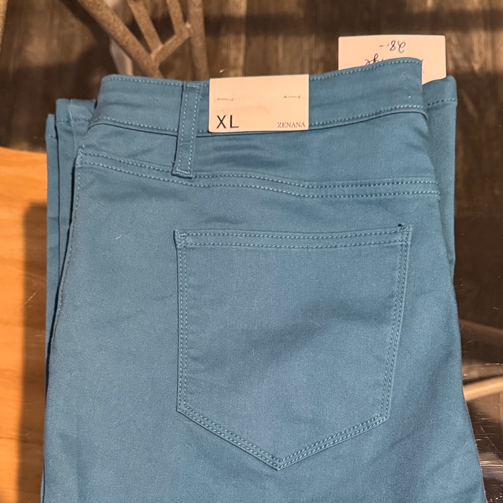 Zenana Outfitters Teal Jeans